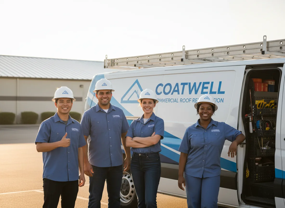 Commercial roof coating company in Lily, KY